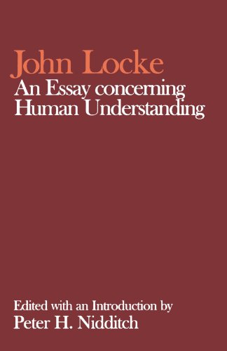 An Essay Concerning Human Understanding (Clarendon Edition Of The Works Of John Locke): Ed. by Peter H. Nidditch von Oxford University Press